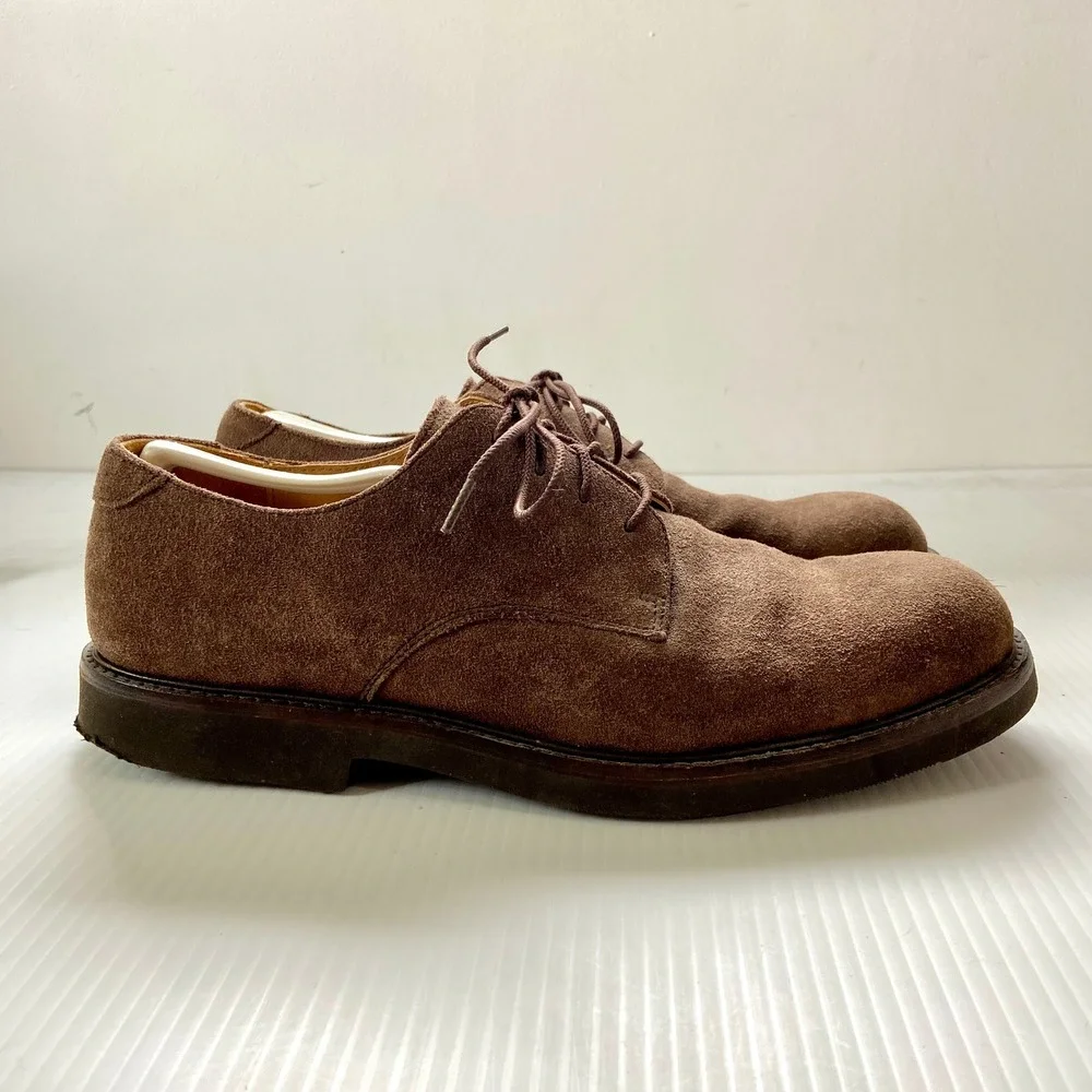 Jos A Bank‎ Brown Suede Leather Lace Up Oxford Shoes Mens 12M